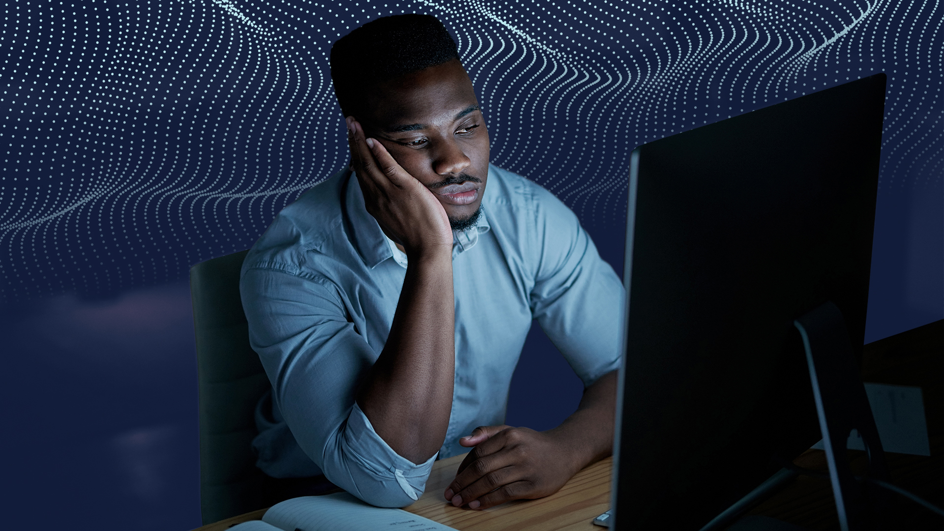 Man struggling with Work/Life balance
